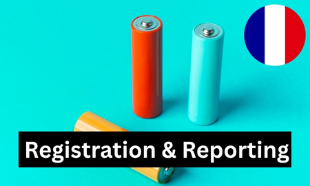 Frankreich - Registrierung und Meldepflichten von Batterien (1 Bericht) Produktbild