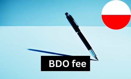 BDO - Registrierungsgebühr für Unternehmen ohne Niederlassung in Polen Produktbild