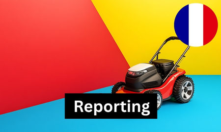 France - Reporting requirements for motorized DIY and gardening articles (1 report) Produktbild