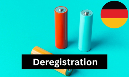Deregistration batteries per registration Produktbild