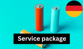 Battery service package for Germany for customers with a branch in Germany with existing ear account Produktbild
