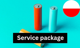 Battery service package for registered clients without a branch in Poland Produktbild